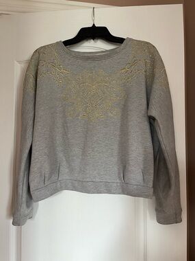 Sweewe Paris- Sweater with Gold Embroidery
